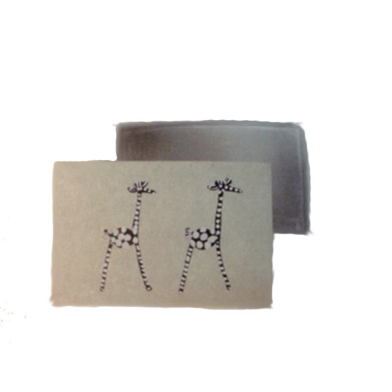 Cajita piedra, grabado girafas 7,5*5cm