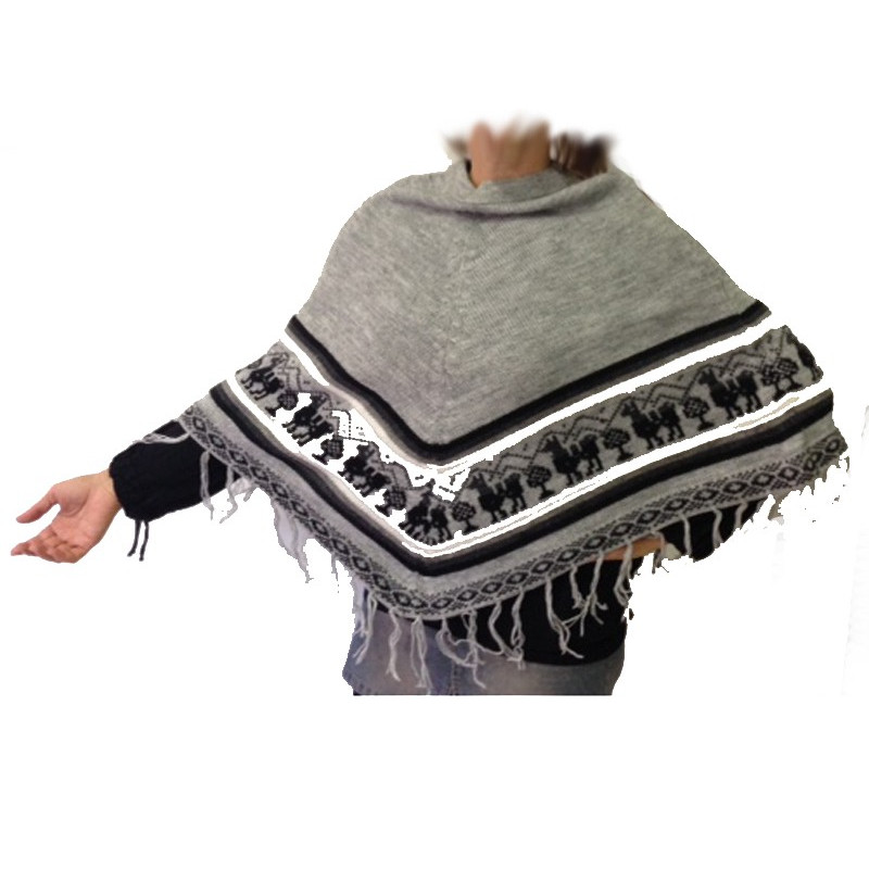 Poncho Alpaca (varios colores)