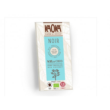 Kaoka negro 55% con coco Kaoka negro 55% con coco