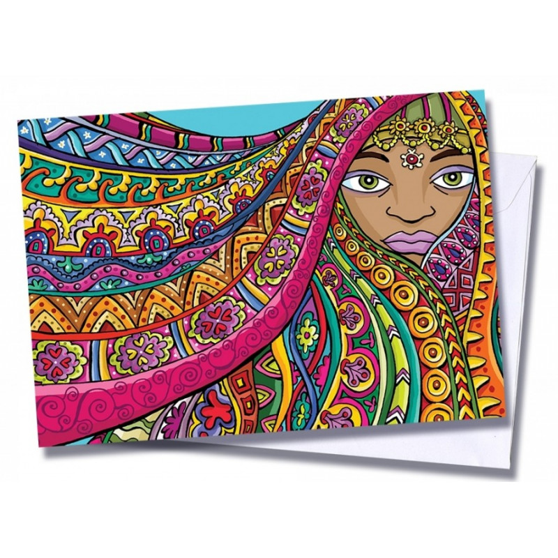 Tarjeta/postal "Sari"