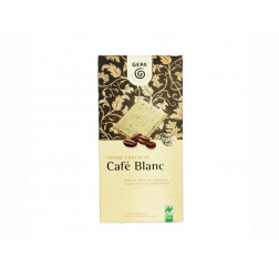 Tableta de chocolate Blanco al café, BIO