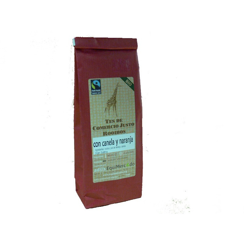 Rooibos con canela y naranja, sin teína (suelto) Rooibos con canela y naranja, sin teína (suelto)
