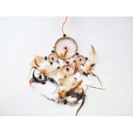 Atrapasueños pequeña marrón 36 cm - 8cm