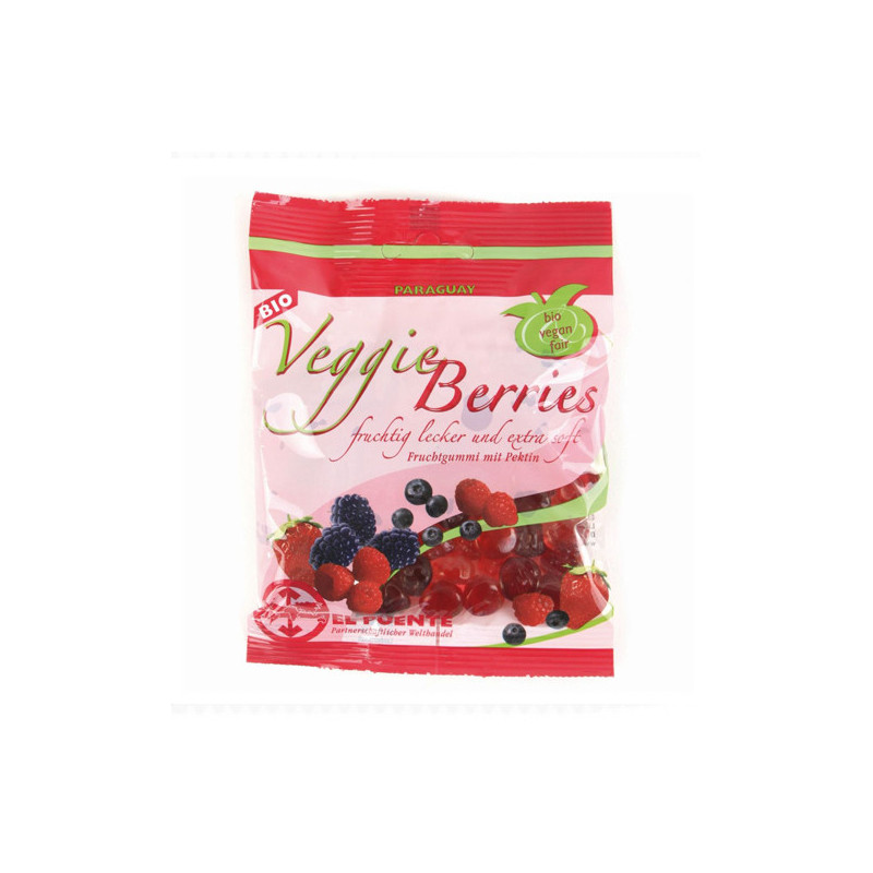 Gominola vegana frutos rojos Gominola vegana frutos rojos