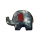 Hucha en piel diseño elefante