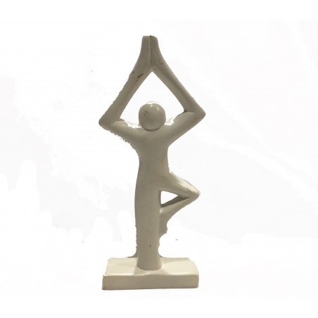 Estatuilla yoga h. 16,5cm