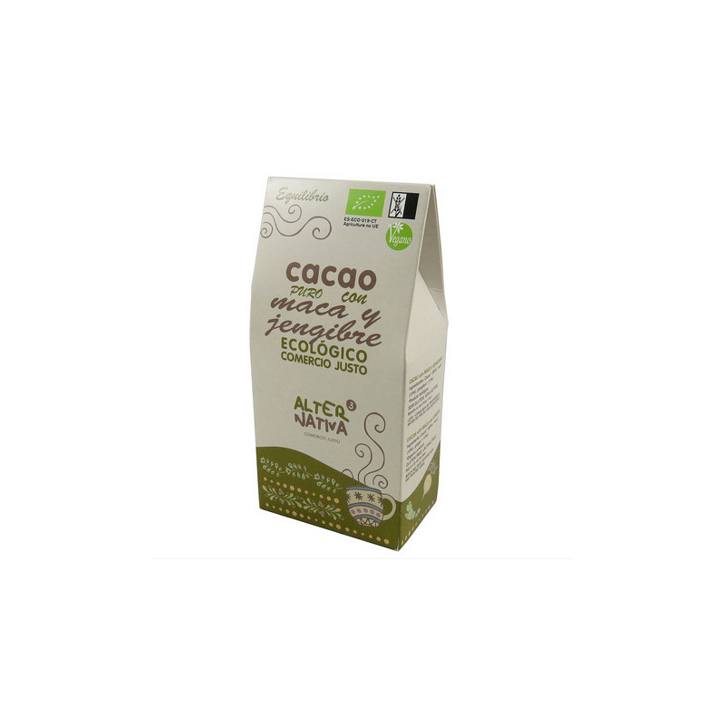 Cacao con Maca y jengibre BIO - 125g Cacao con Maca y jengibre BIO - 125g