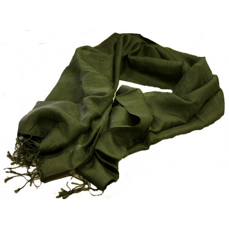 Foulard Damara verde 50*180 cm