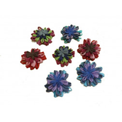 Broche de flores de Organza