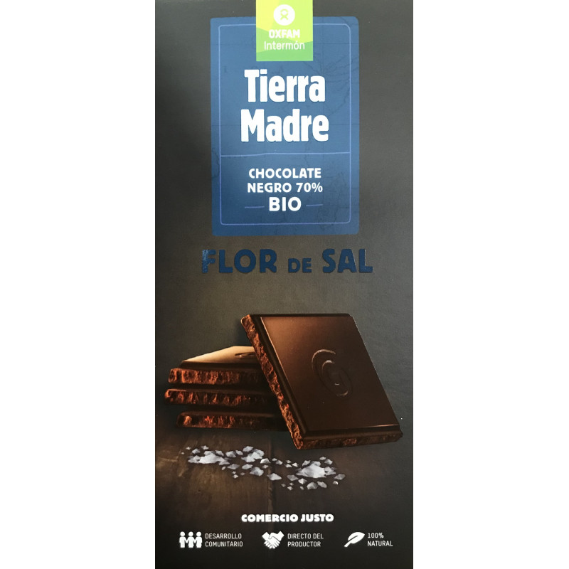 Chocolate negro 70% flor de sal