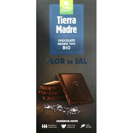Chocolate negro 70% flor de sal