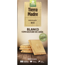 Tableta de chocolate Blanco con azúcar de caña, BIO