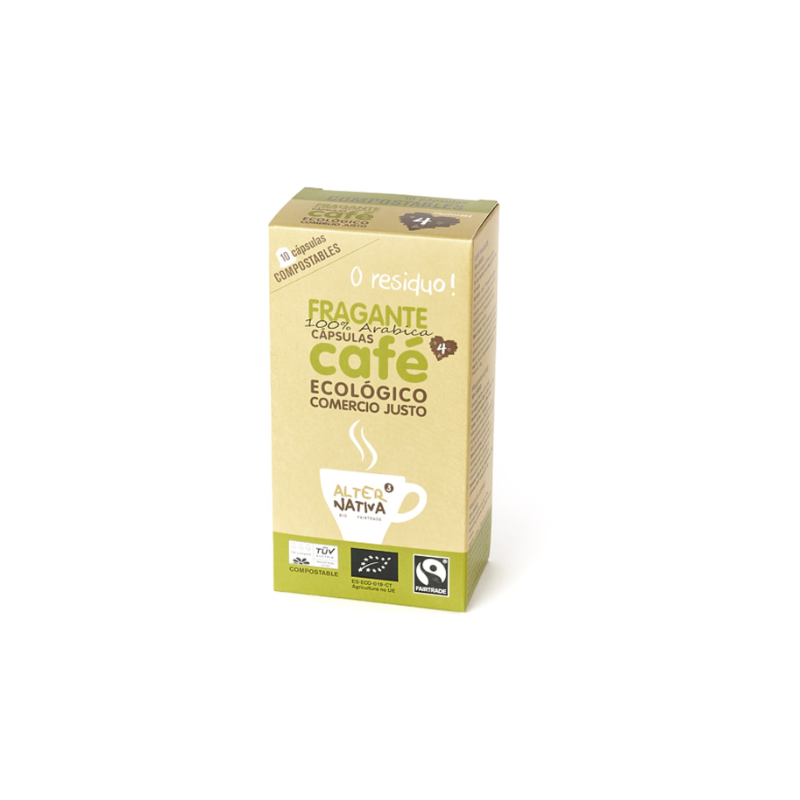 Caja 10 cápsulas biodegradables. Café Fragrante FLO - 5