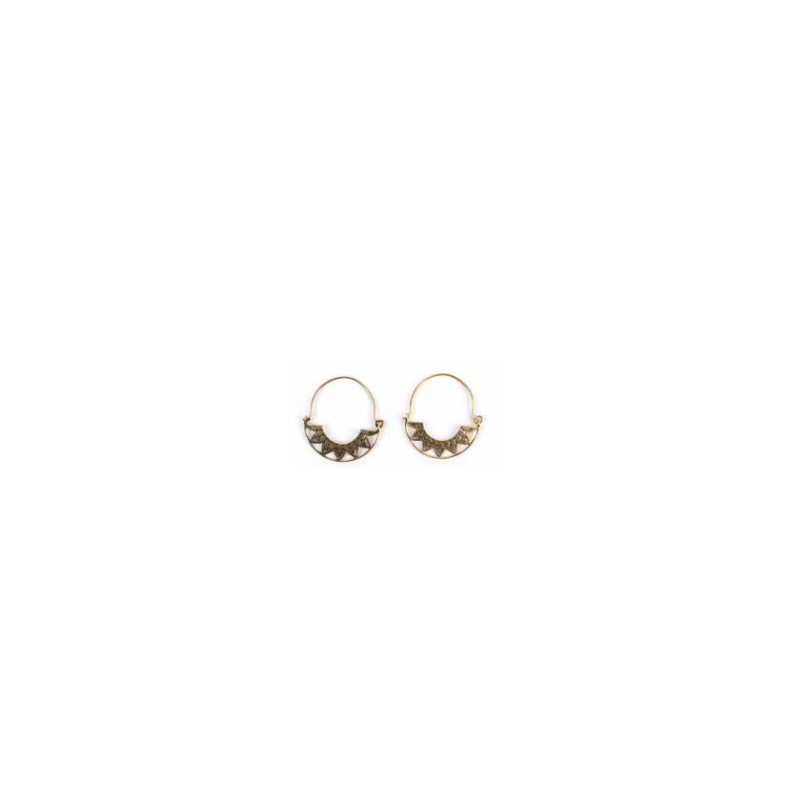 Pendientes dorados Creolen Kerala 3 cm Pendientes dorados Creolen Kerala 3 cm
