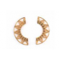 Pendientes dorados "Kerala" 2,8cm Pendientes dorados "Kerala" 2,8cm