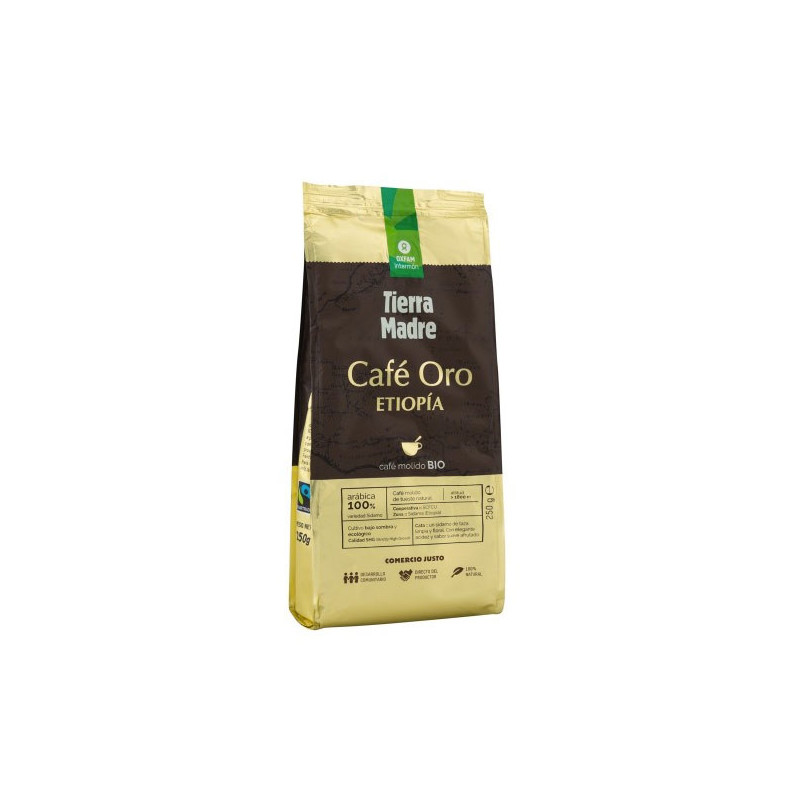 Café  Oro Etiopía, 100% arábica, BIO