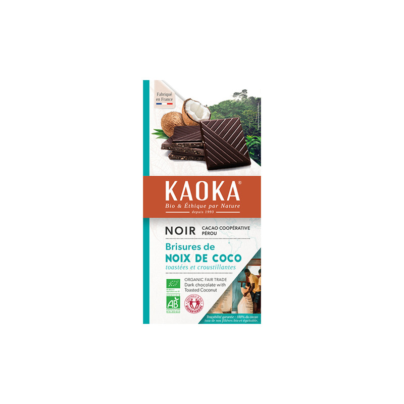 Chocolate negro coco tostado KAOKA