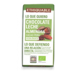 Mini tableta Chocolate con leche y almedra BIO 30g