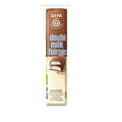 Chocolatina BIO doble de leche 35 7gr