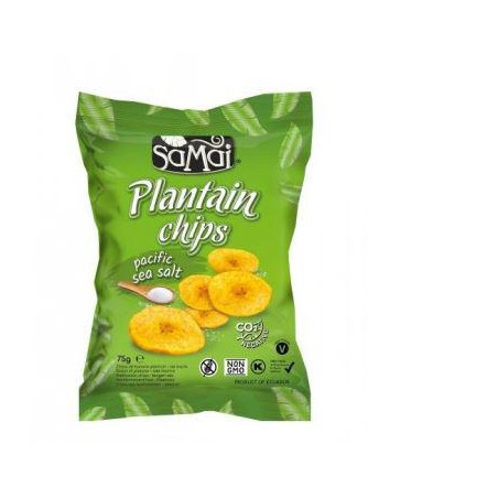 Chips de plátano con sal