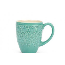 Taza con flores