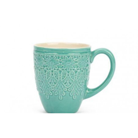 Taza con flores