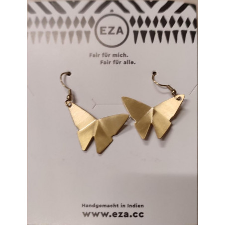 PENDIENTES BUTERFLY DORADOS