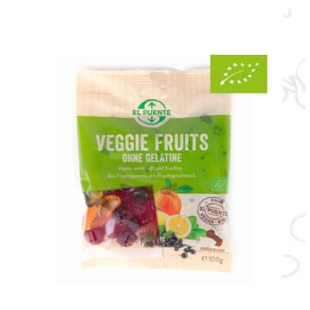 Gominolas veganas frutas