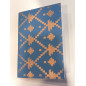 Cuaderno azul de estrellas dorado