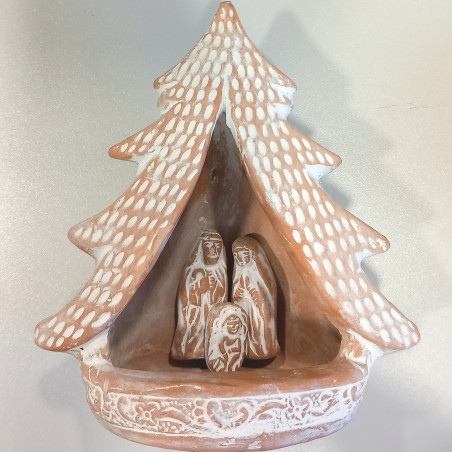 árbol de navidad con nacimiento 4 piezas 18n 5x18