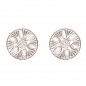 Pendientes forma de mandala plata Pendientes forma de mandala plata