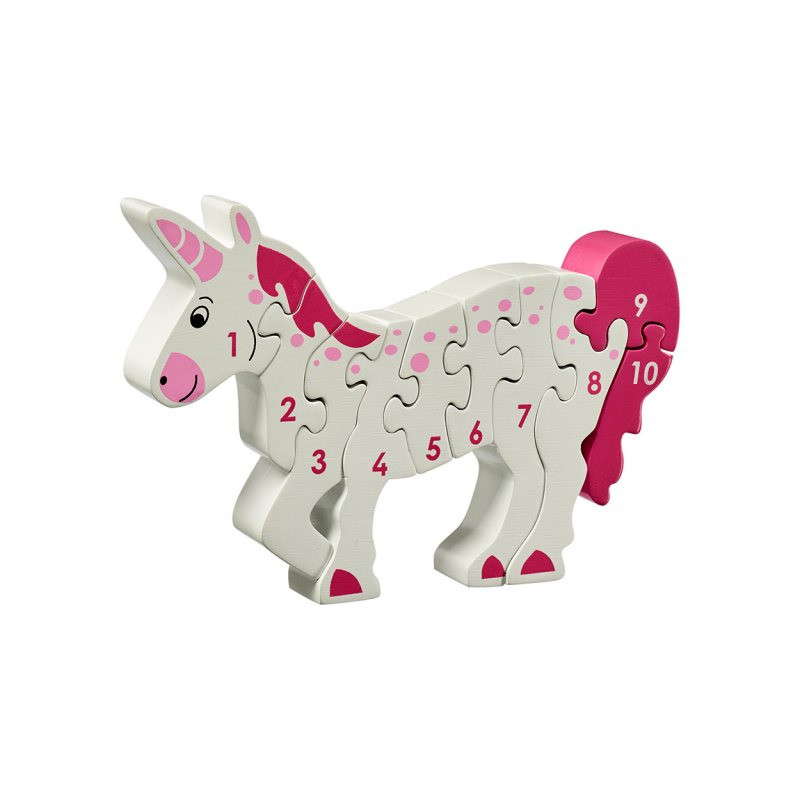 Puzzle unicornio 1-10 Puzzle unicornio 1-10