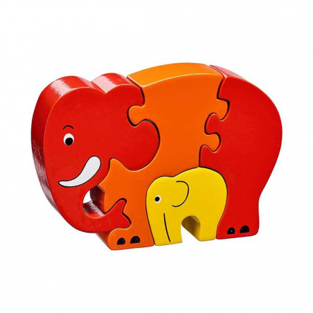 Puzzle mama elefante