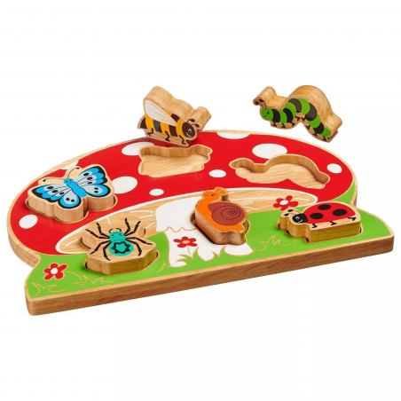 Puzzle setas+ 6 insectos