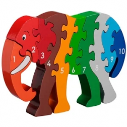 Puzzle elefante 1-10