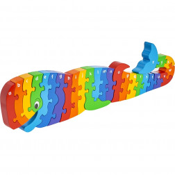 Puzzle ballena de alfabeto