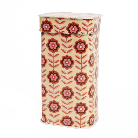 Lata de galletas flower power M