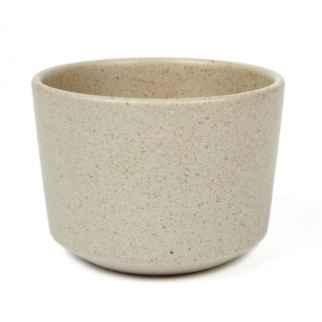 Taza de gres gris