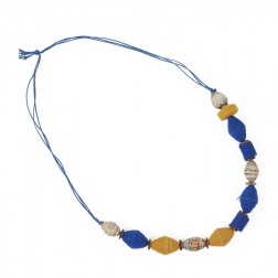 Collar de cuentas de algodón