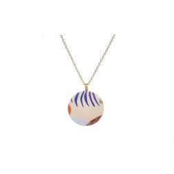 Collar con colgante tropical