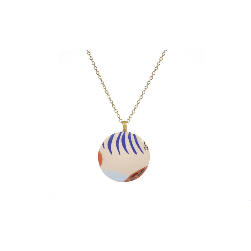 Collar con colgante tropical Collar con colgante tropical