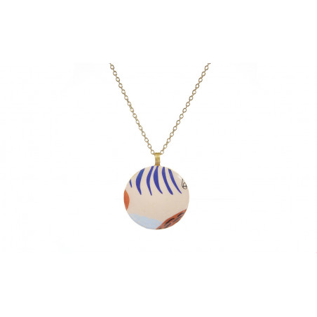 Collar con colgante tropical