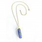 Collar de latón colgante de crsital Collar de latón colgante de crsital