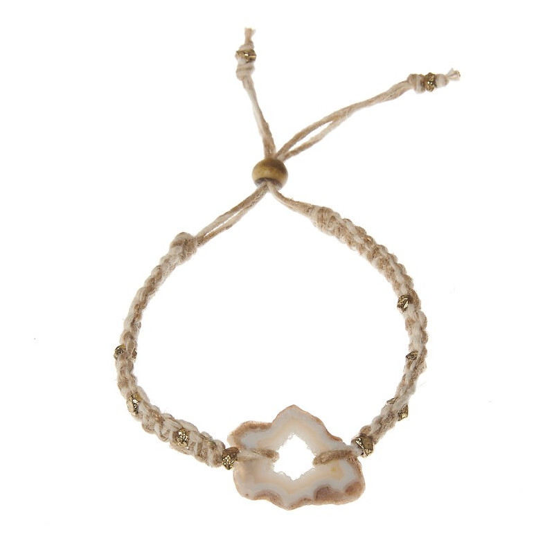 Pulsera de piedra de algodón Pulsera de piedra de algodón
