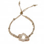 Pulsera de piedra de algodón Pulsera de piedra de algodón