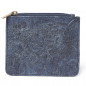cartera de fibra vegetal de coco azul cartera de fibra vegetal de coco azul