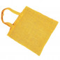 Bolsa de compra de yute amarilla Bolsa de compra de yute amarilla