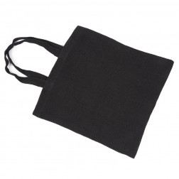 Bolsa de compra yute negra