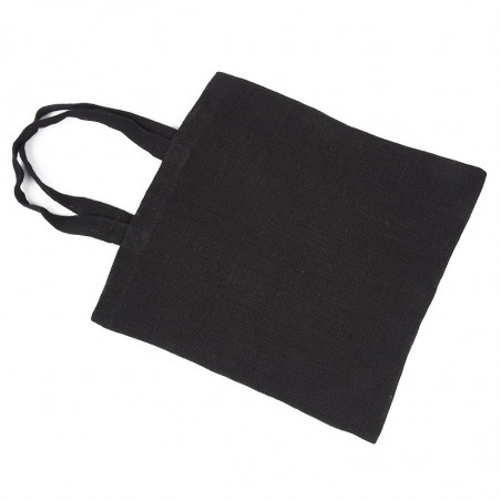 Bolsa de compra yute negra