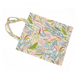 Bolsa algodón orgánico flores multicolor